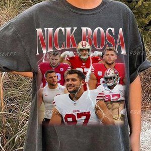 Vintage 90s Graphic Style Nick Bosa Shirt, Nick Bosa Sweatshirt, Retro Bosa Over